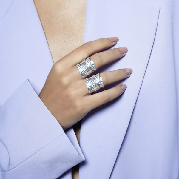 Noori Ring Silver — Equiivalence
