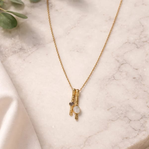 Moon-Lab Bar necklace — Aura Fine Jewellery