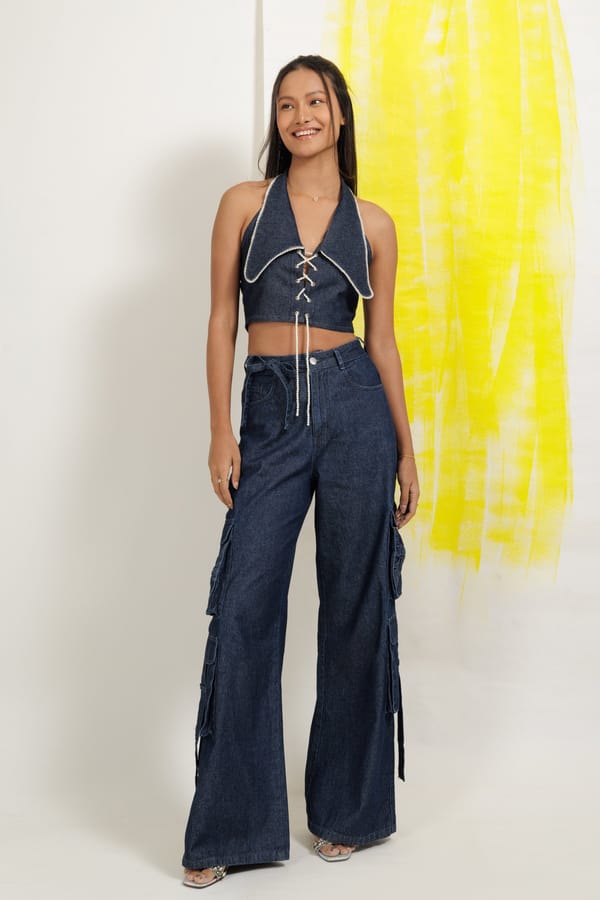 Indigo Pearl Co-ord Set — OSE STUDIO