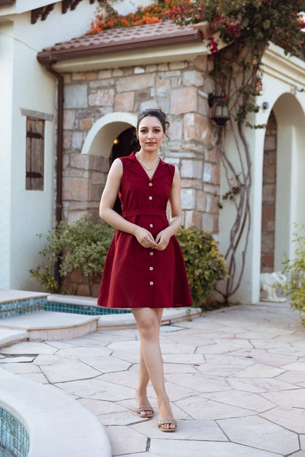 Ruby Short Dress — SAJKE