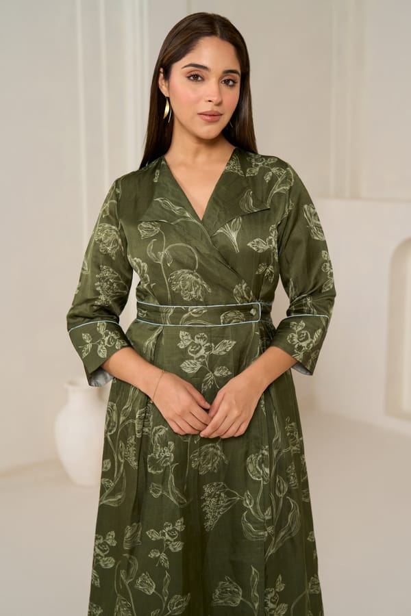 Liberty Wrap Dress — SHIBUI