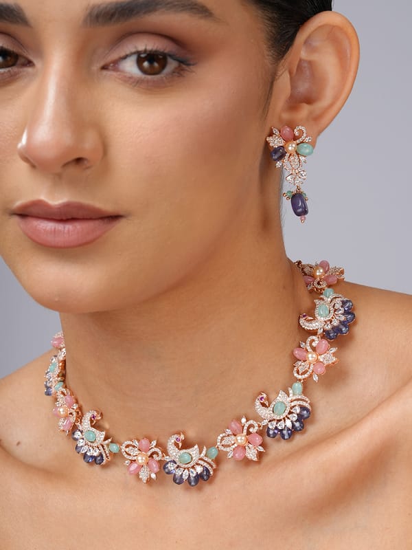 Petal Pearl Necklace Set — Cao Jewellery