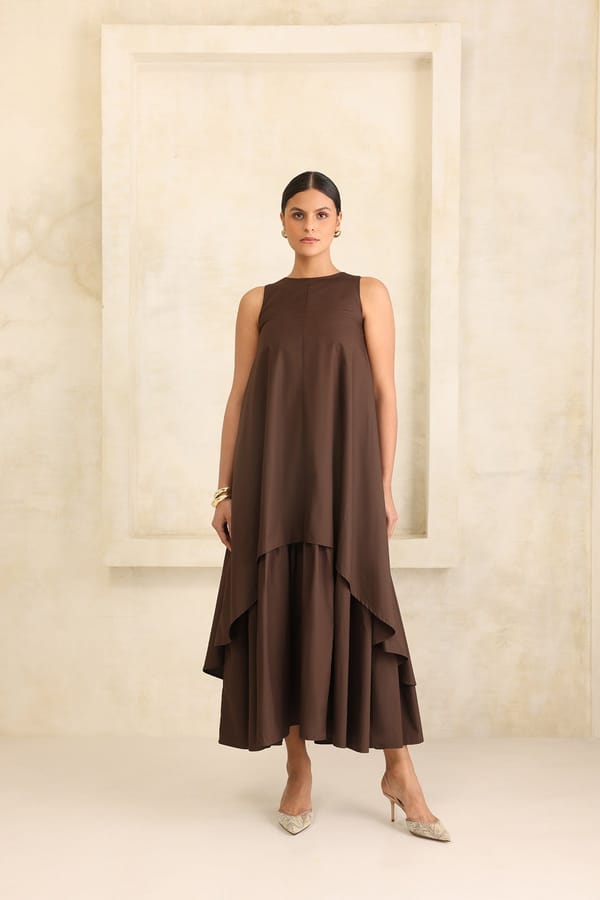 Iris Double Layered Dress — Olavi