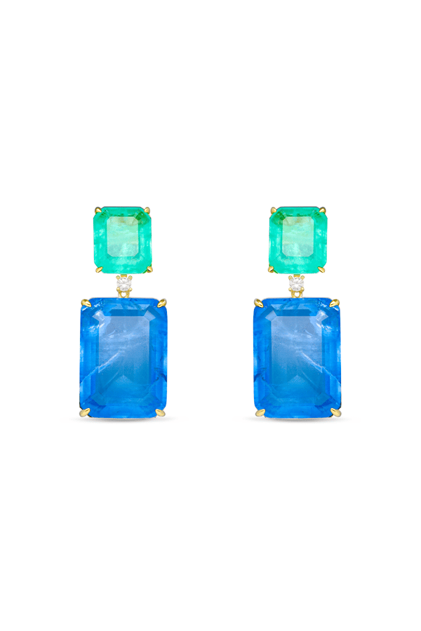 Persian Paradise Dangler Earrings — Miss Jo