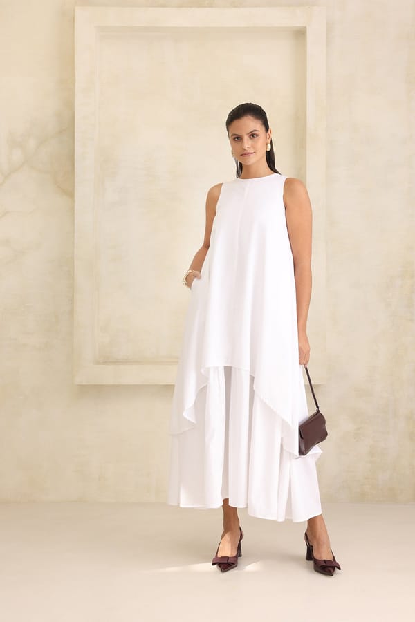 Iris Double Layered Dress — Olavi