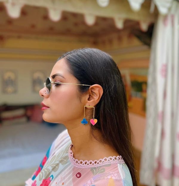 Game of Cards earrings — Aditi Bhatt