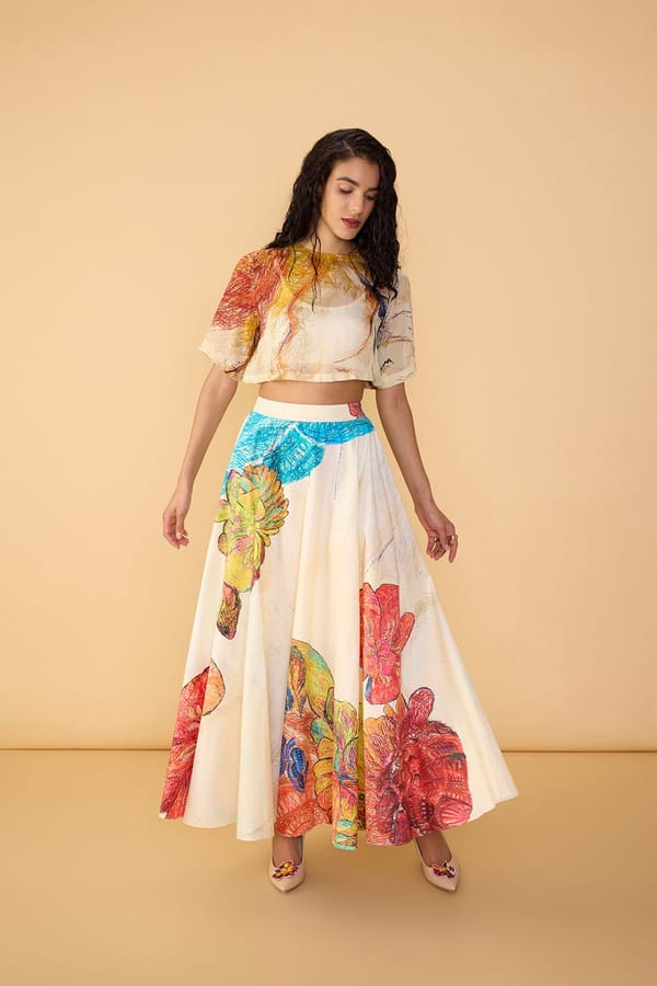 Rosetta Blouse & Dracy Skirt — Saaksha and Kinni