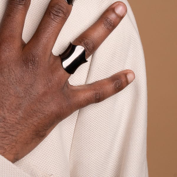 Roller Coaster Ring Black — Equiivalence