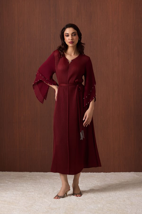 Josephine Dress — Scarlet Sage