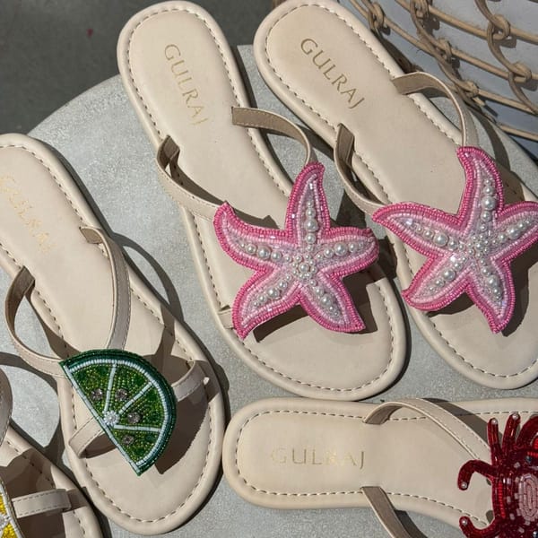 Pink Starfish Slides — Gulraj