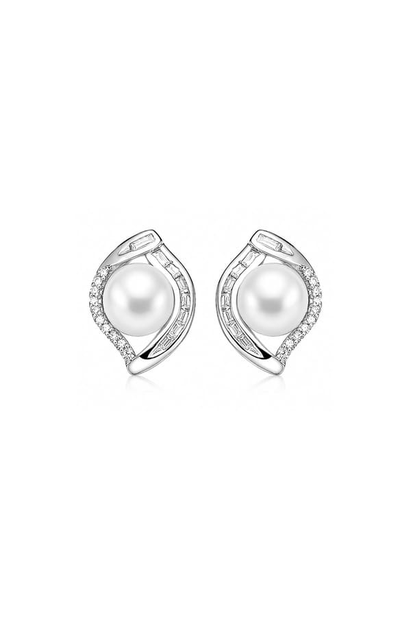 Eye of the Pearl Stud Earrings — Miss Jo