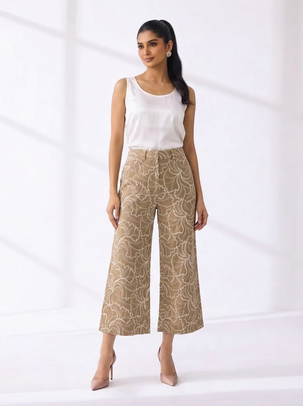 Amari Pant Beige — Prink Tonic