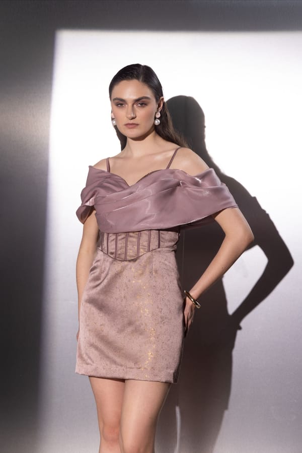 Dusty Rose Dress — KAYJAY BY KRITIKA JAIN