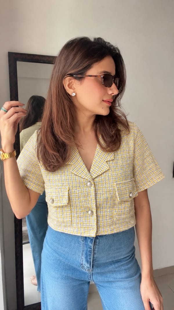 Tweed Fall Top — CLOSET AFFAIR