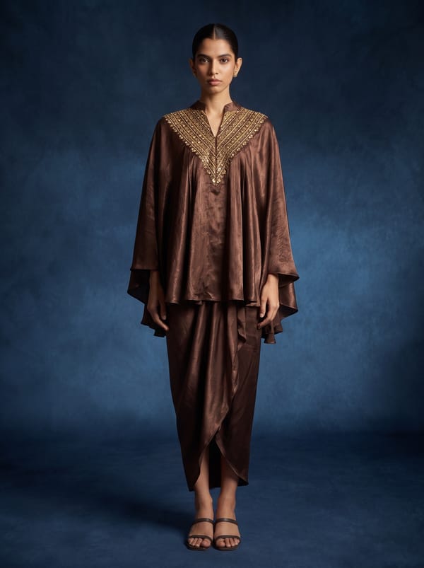 Brown Chestnut Co-ord Set — 107 DEGREE