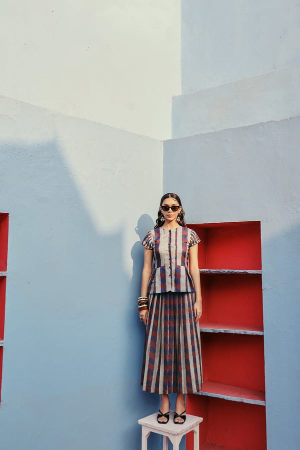 Slate Stories Skirt — Zip by Payal Zinal