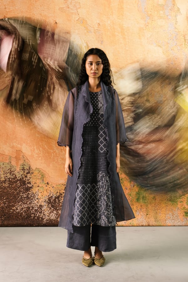 Amaya Tunic Pants Set With Luna Jacket — Arcvsh Pallavi Singh
