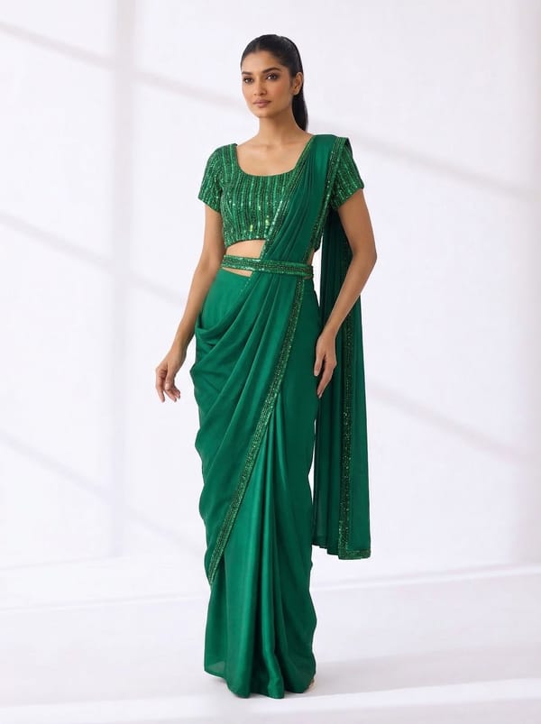 Drape Sari — The Grey Dot