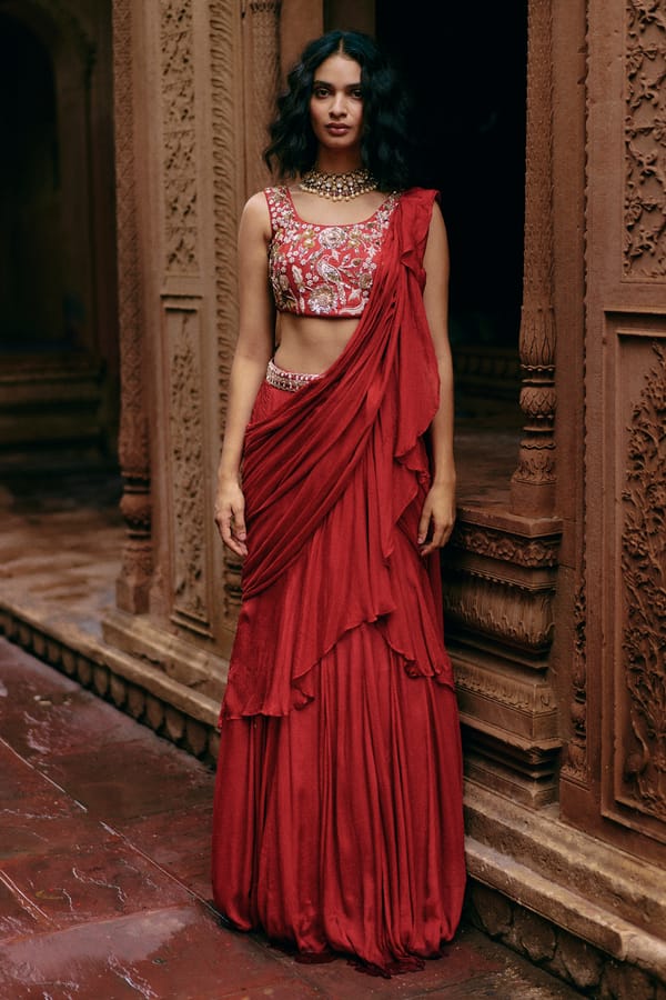 Isla Saree Set — Paulmi and Harsh
