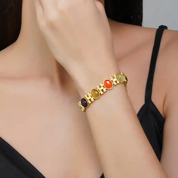 Power Moves Navratna Bracelet — Zariin