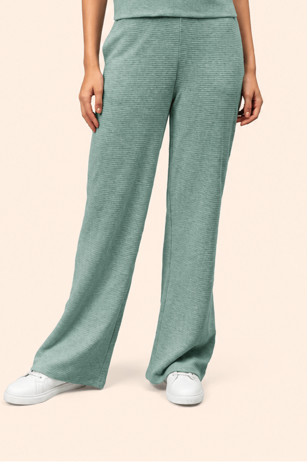 Ottoman High-Rise Wide-Leg Pant — Necesera