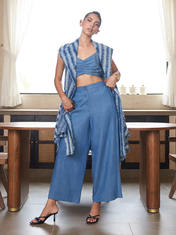Cobalt Denim Pants — HOUSE OF FETT