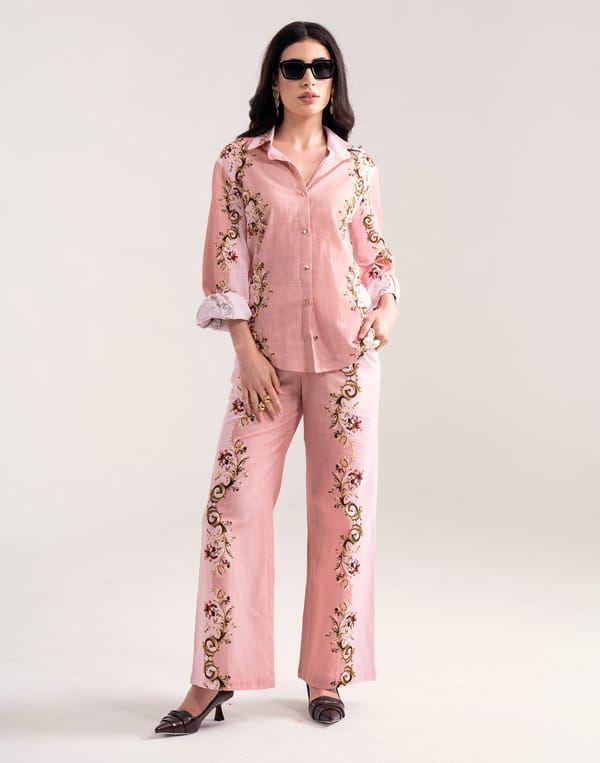 Antique pink CORDSET — Label by Mohita