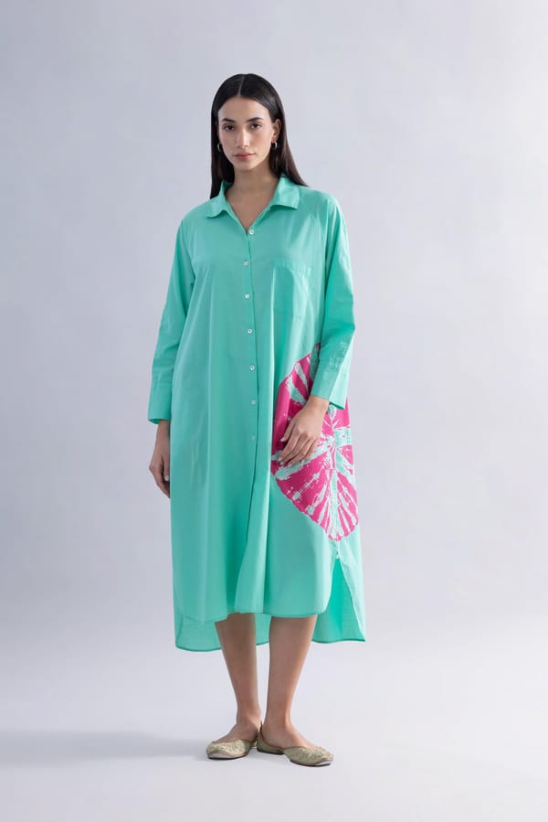 Calm Tie Dye Green — Pooja Aggarwal