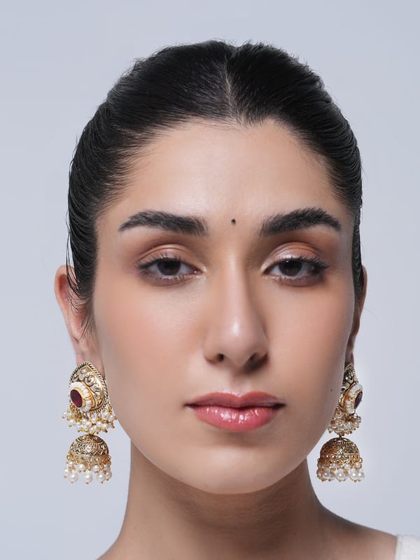 Designer Lightweight Jhumki — Cao Jewellery
