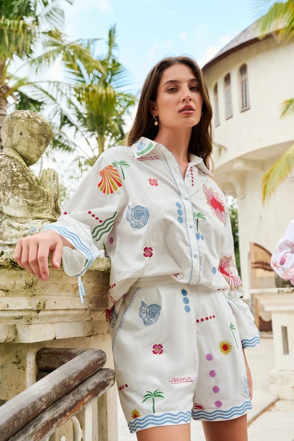 Thais Shirt - Ecru — SHOP NOIB