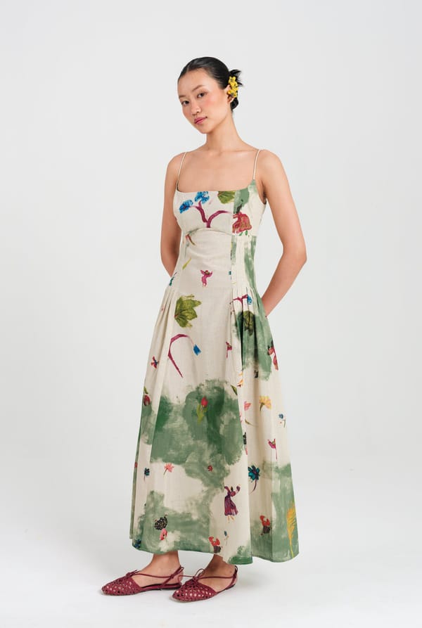 Sway Pleated Dress — JODI