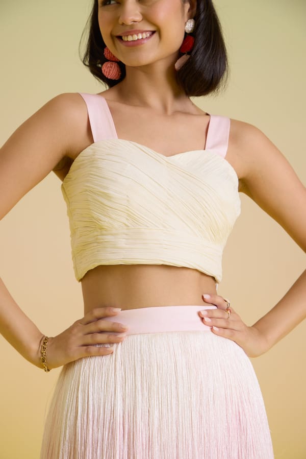 Ivory Ruched Top — HOUSE OF HEATHER