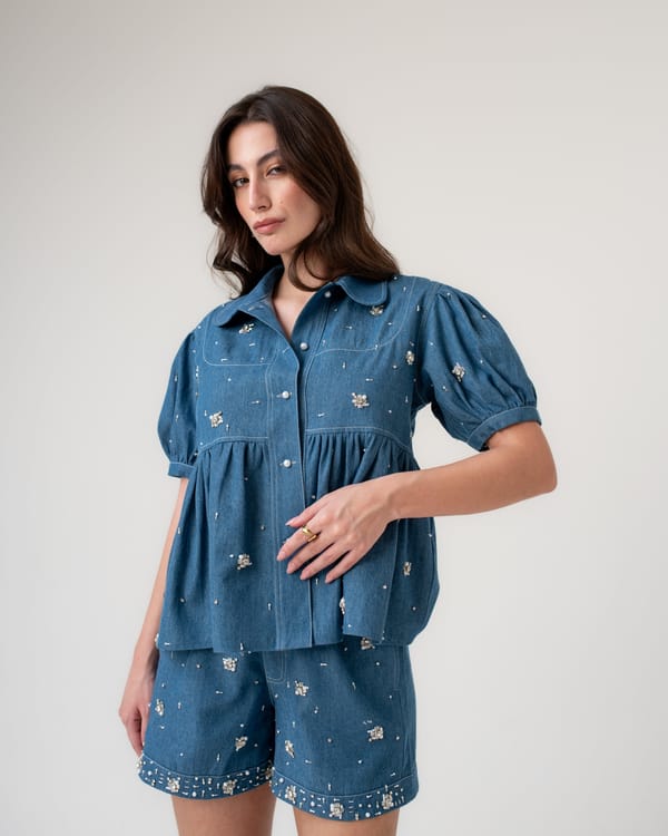 Bijou Top and Shorts Co-ord Set — MAGIA