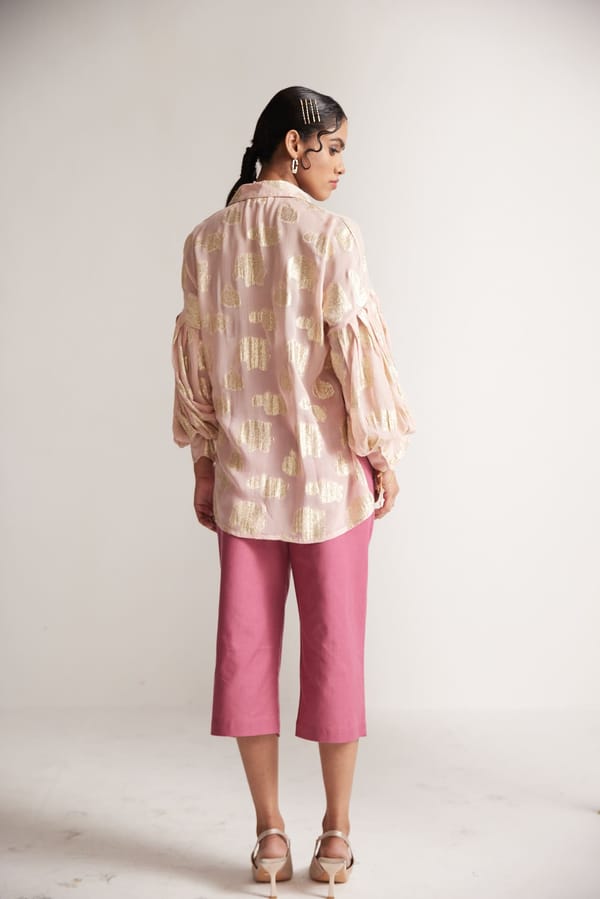 Pink Pleated Trousers — Western Era