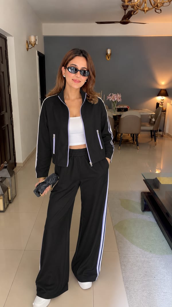 Zip-Up Comfort Lounge Set — CLOSET AFFAIR