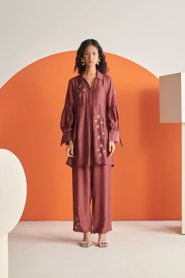 Eve Rose Wine Co-Ord Set — Shop Roho