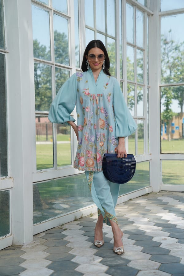 Angelic Co-Ord- Blue — Chöjé