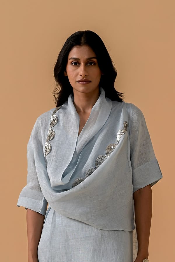 The Boho Banno Linen Cape Set — YELL