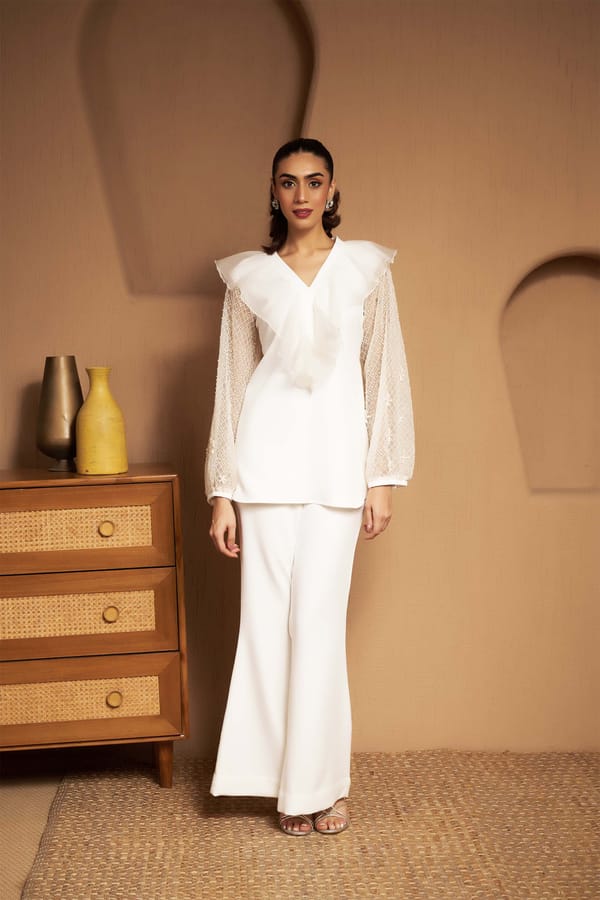 Esme Organa Ruffle Coord Set — Sakshi G Chawla