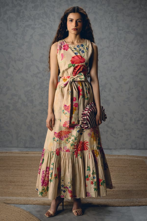 Selora dress- IVORY — Paulmi and Harsh
