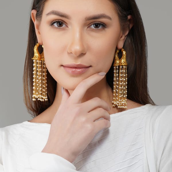Gull Statement Earrings — Zariin