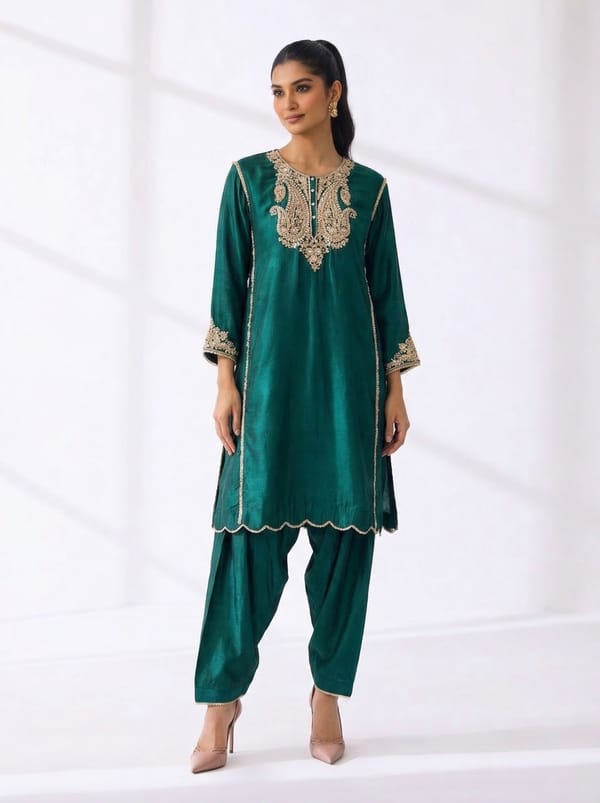 Ayra - Short Chauga With Salwar — Sheetal Batra