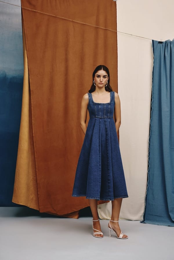 Mode Denim Bustier Dress — quietBOLD