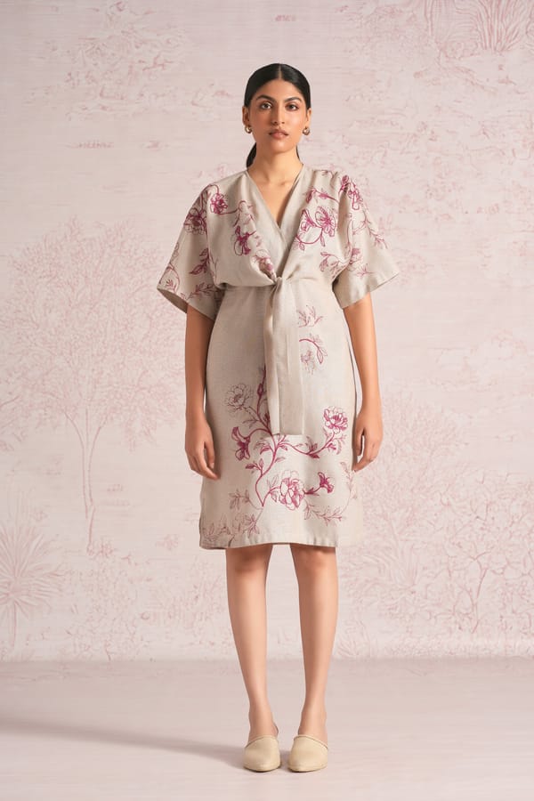 Bloomscape Cinch Dress — Kaveri