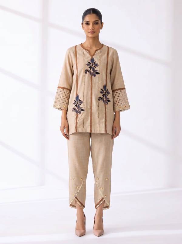 Linen Kurta Set — BUMBLEBEE