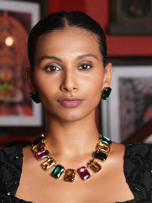 Colorful Doublet Necklace — Cao Jewellery