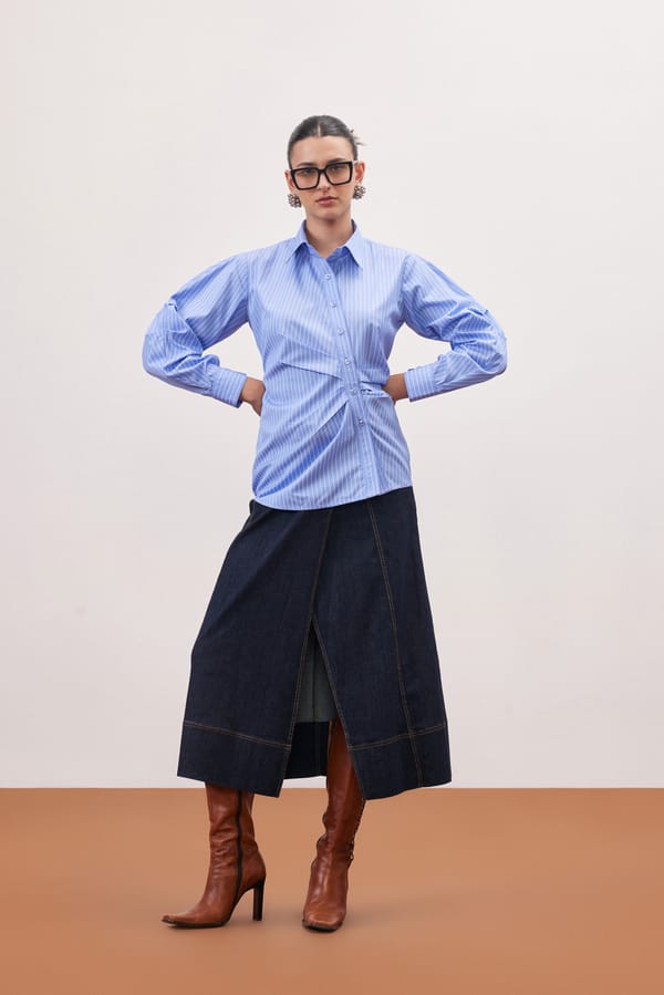 Twisted Bloom Shirt — NOTIQUE