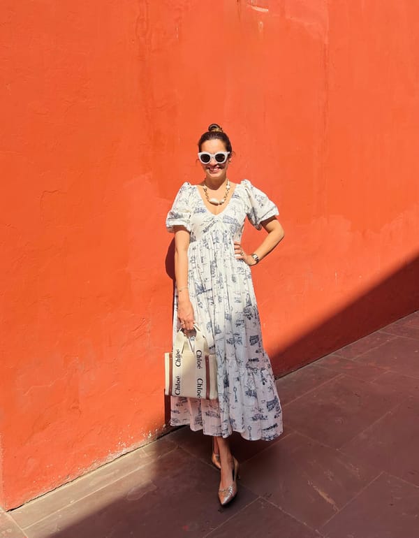 White and Blue Toile Print Tiered Cotton Maxi Dress — Shop Miaoww
