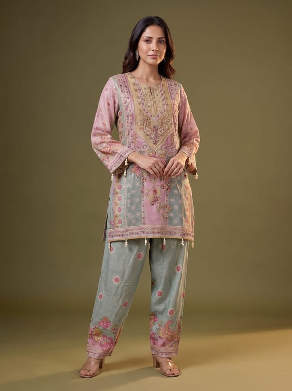 Suhavi Blue/Pink — KHATUBA (THAKUR EXCLUSIVE)