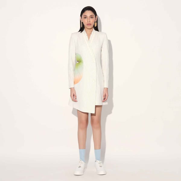 NOVA CUT AWAY JACKET DRESS — Linetribe